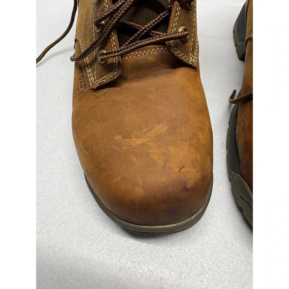 Carolina CA5520 Mens Waterproof Composite Toe Work Boots Brown Leather 11 2E